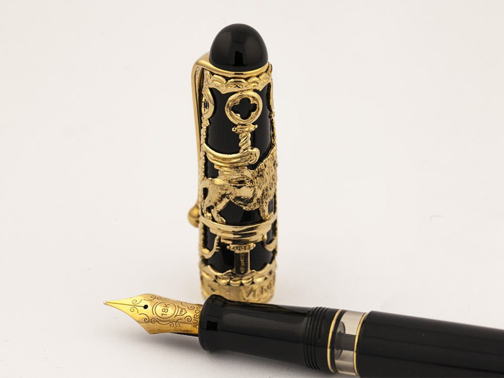 Aurora Venezia vermeil fountain pen Pen Lover Boutique