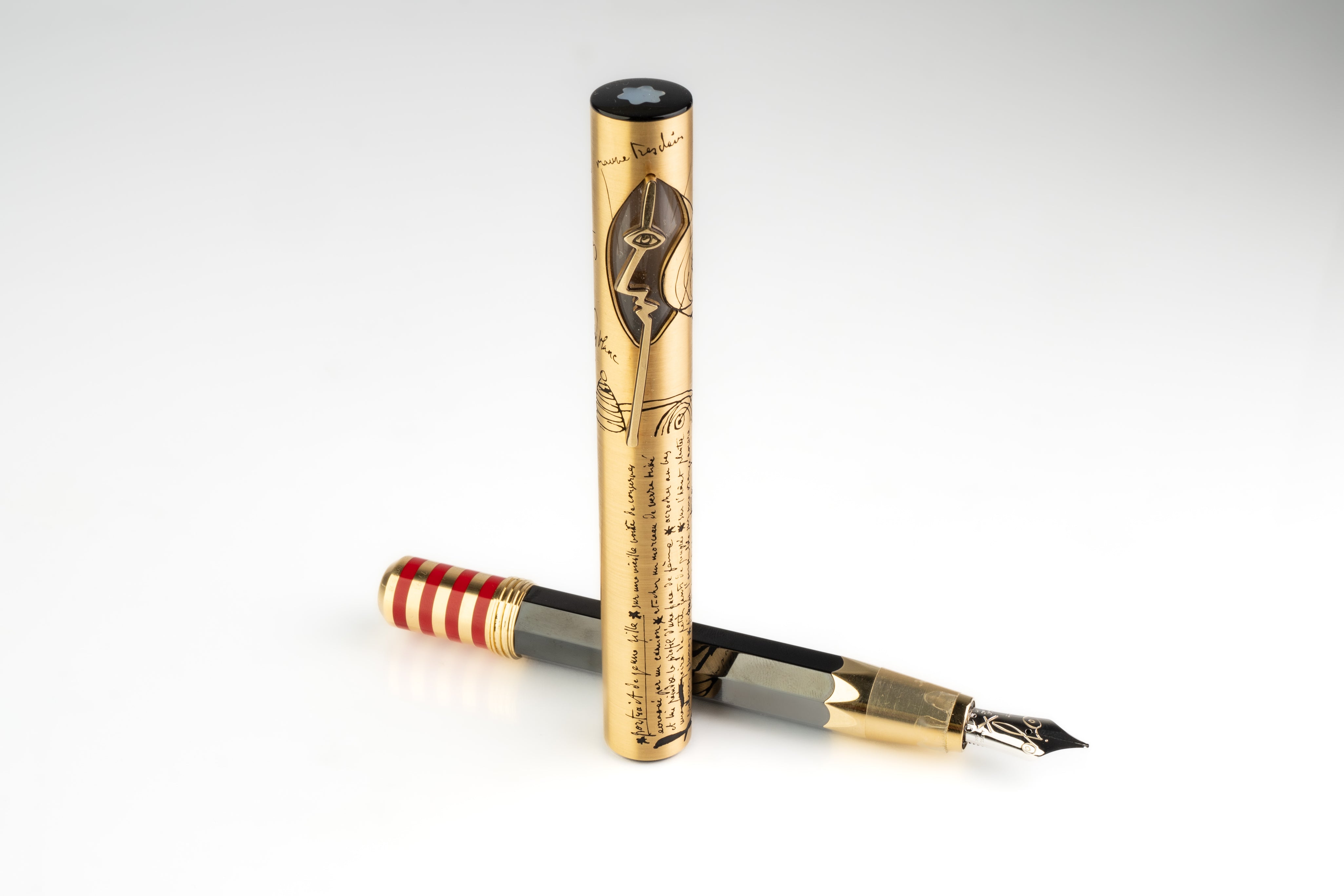 Montblanc Picasso 91 Yellow Gold Steliè Privèe fountain pen (ULTRA