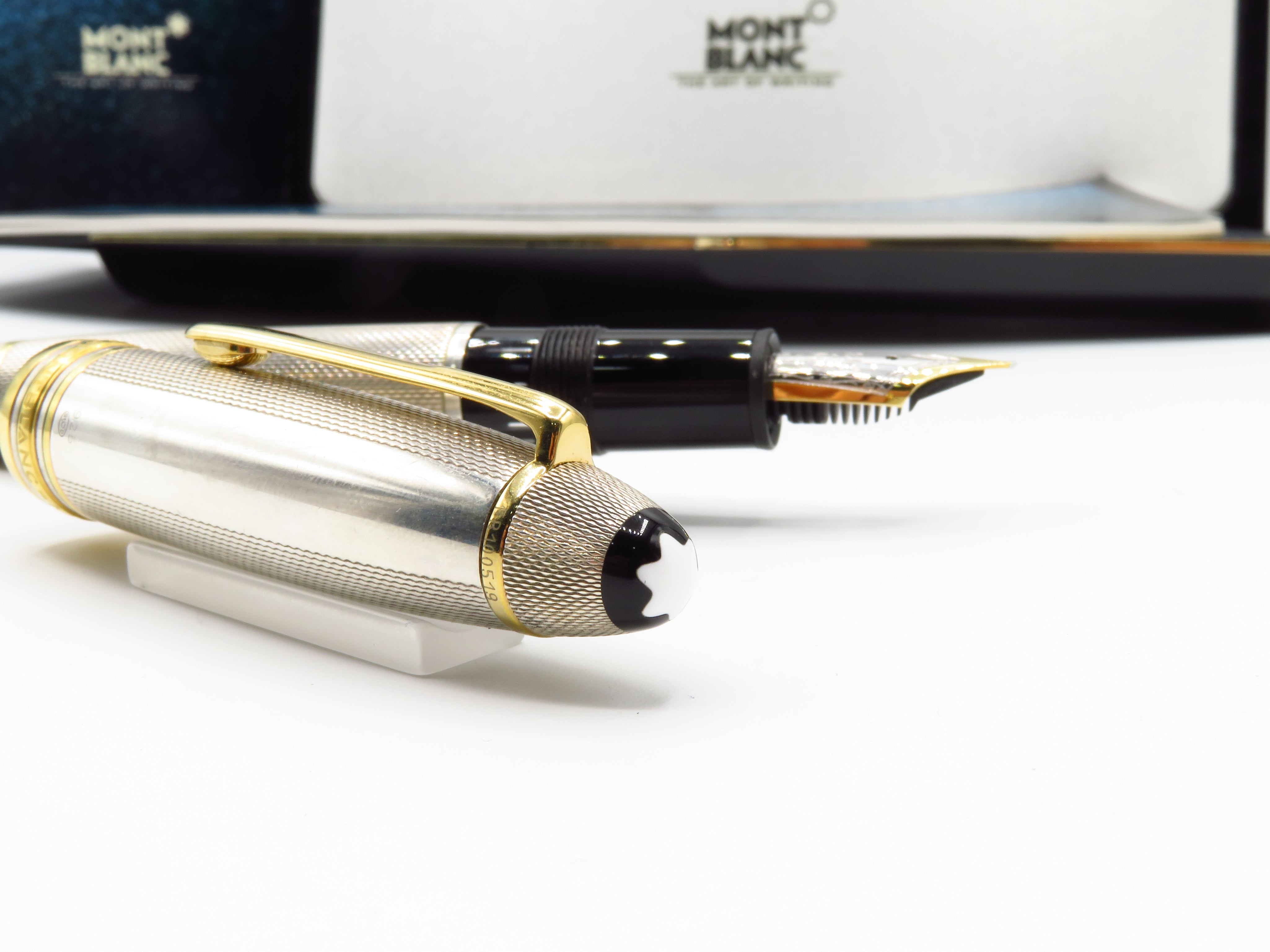 MONT BLANC モンブラン 146 Amazon.com : Montblanc Le Grand Platinum Fountain Pen 146