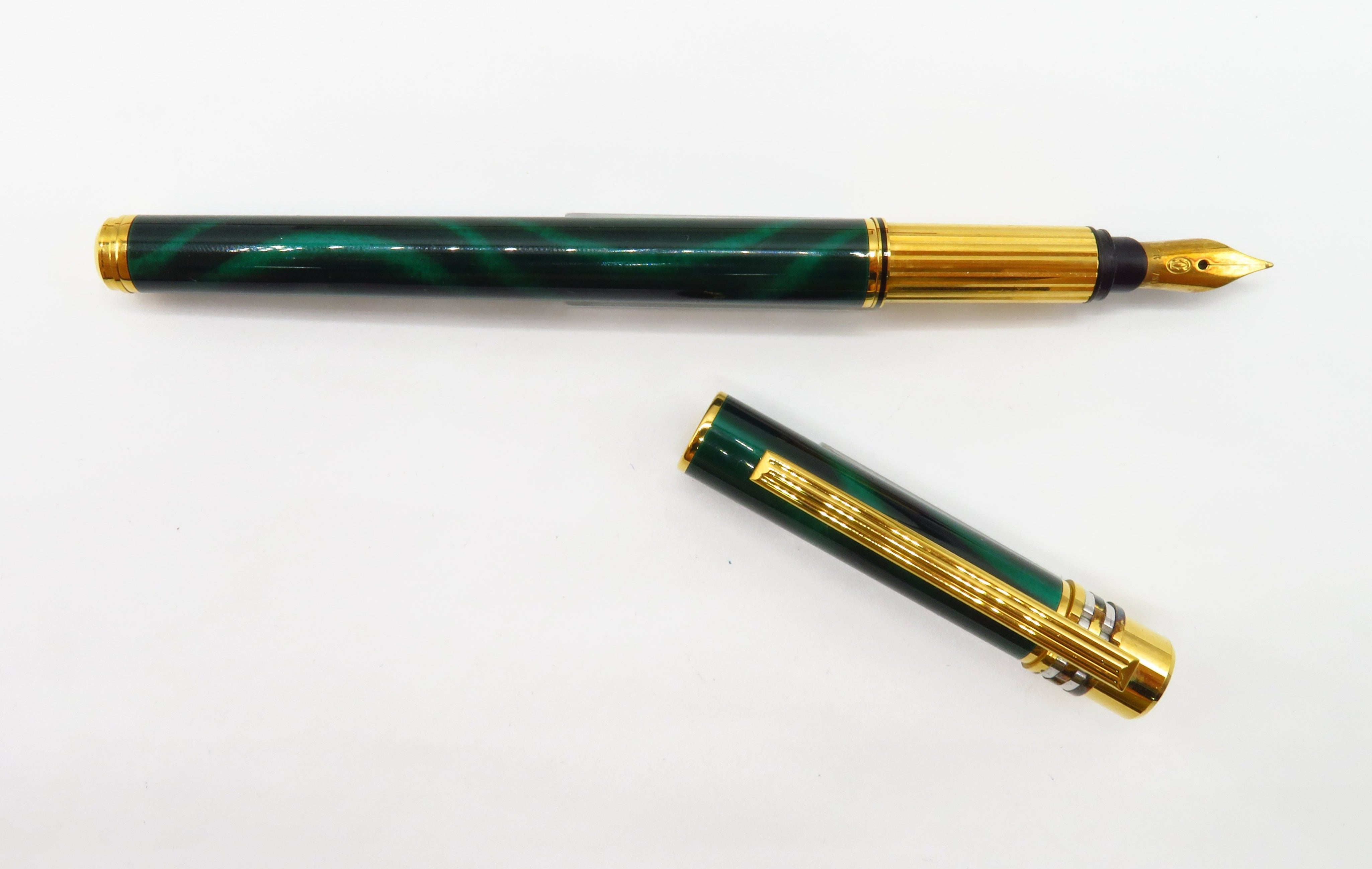 Cartier Trinity Malachite fountain pen – Pen Lover Boutique
