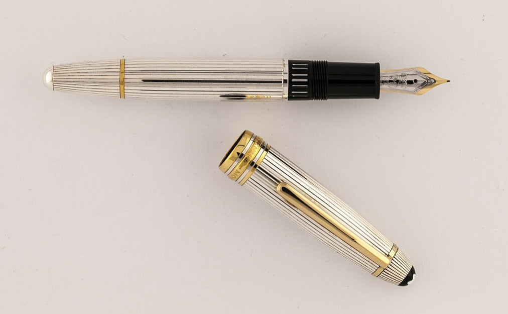 Montblanc 146 Solitaire Silver Pinstripe fountain pen
